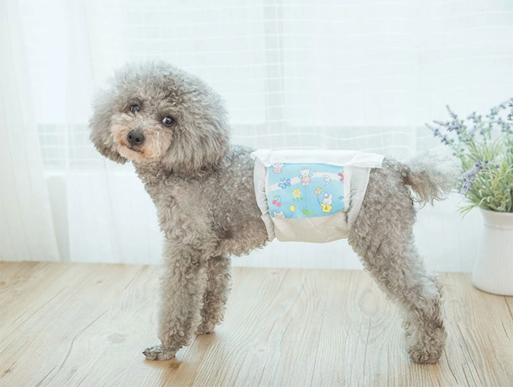 40 Feet Container Wholesale Super Absorbent Soft Female Male Dog Diapers Pet Diaper Disposable